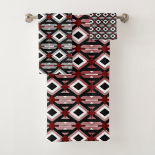aztec-patroon bad handdoek