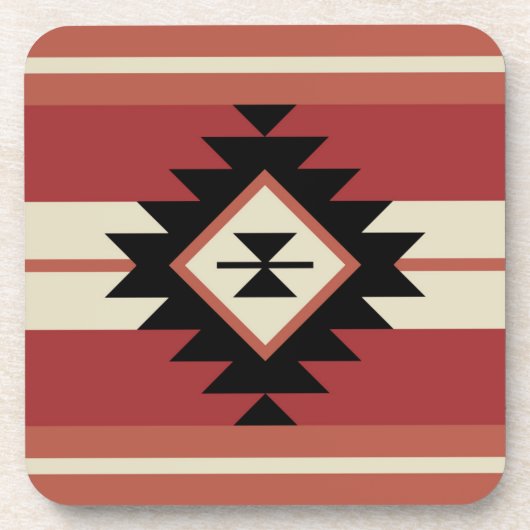 Aztec-patroon Bier Onderzetter (Voorkant)