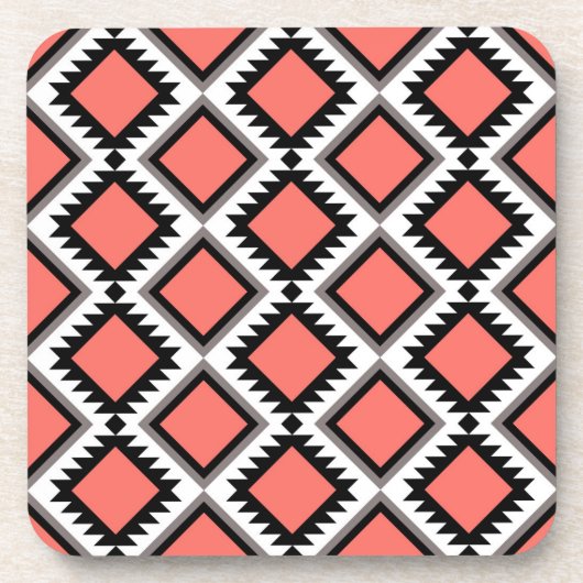 Aztec-patroon Bier Onderzetter (Voorkant)