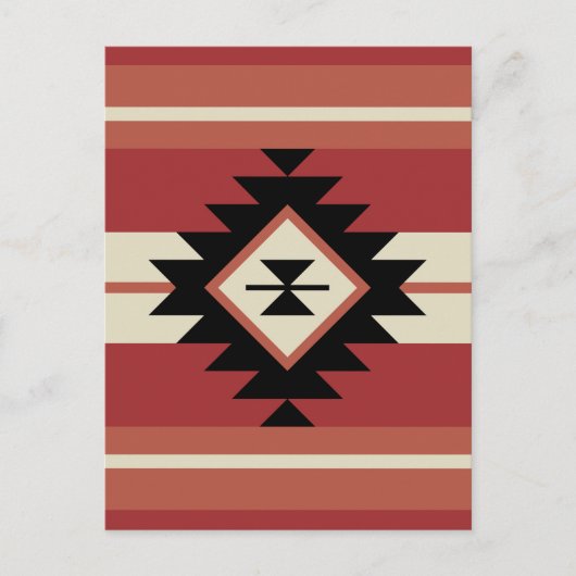 Aztec-patroon Briefkaart (Voorkant)