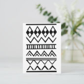 Aztec-patroon Briefkaart (Staand voorkant)