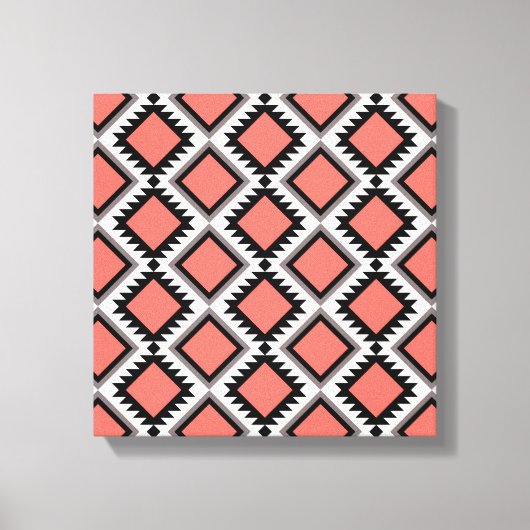 Aztec-patroon Canvas Afdruk (Voorkant)