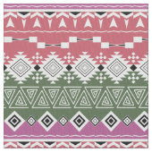 Aztec-patroon, gestreept. stof (Close Up)