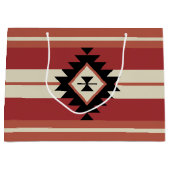 Aztec-patroon Groot Cadeauzakje (Voorkant)