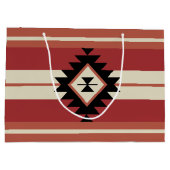 Aztec-patroon Groot Cadeauzakje (Achterkant)