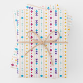 Aztec-patroon Inpakpapier Vel (In situ)