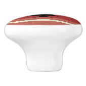 Aztec-patroon Keramische Knop (Zijkant)