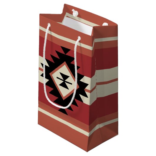 Aztec-patroon Klein Cadeauzakje (Voorkant Gekanteld)