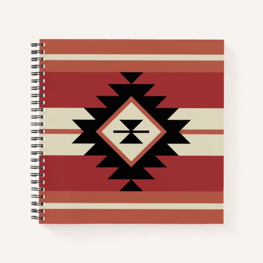 Aztec-patroon Notitieboek (Voorkant)