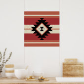 Aztec-patroon Poster (Keuken)
