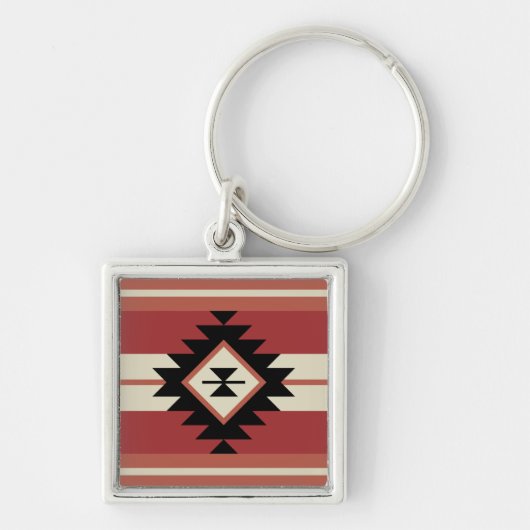 Aztec-patroon Sleutelhanger (Voorkant)