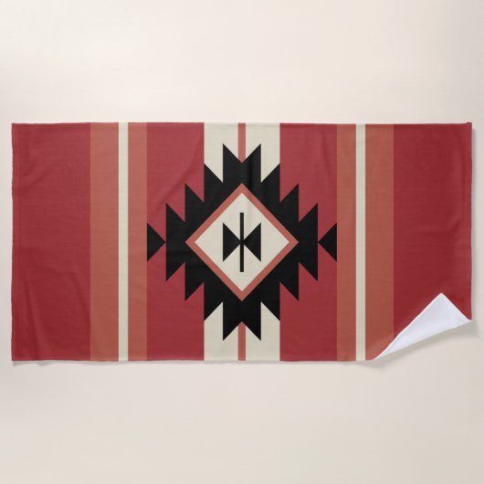 Aztec-patroon Strandlaken (Voorkant)