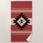 Aztec-patroon Strandlaken (Voorkant)