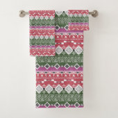 Aztec-patroon, strepen. bad handdoek (Insitu)