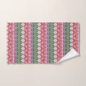 Aztec-patroon, strepen. bad handdoek (Handdoek)