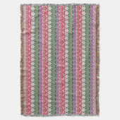 Aztec-patroon, strepen. deken (Voorkant Verticaal)