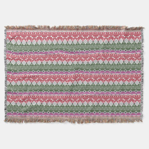 Aztec-patroon, strepen. deken