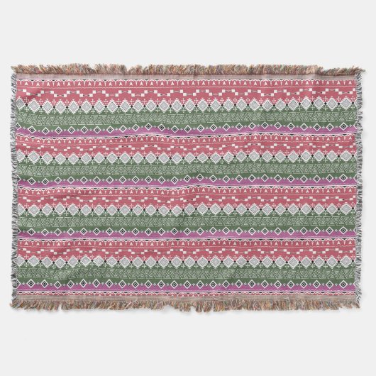 Aztec-patroon, strepen. deken (Voorkant)