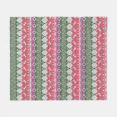 Aztec-patroon, strepen. fleece deken (Voorkant (Horizontaal))