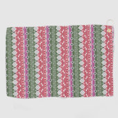 Aztec-patroon, strepen. golfhanddoek (Horizontaal)