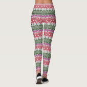 Aztec-patroon, strepen / leggings (Achterkant)