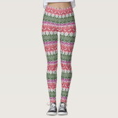 Aztec-patroon, strepen / leggings (Voorkant)