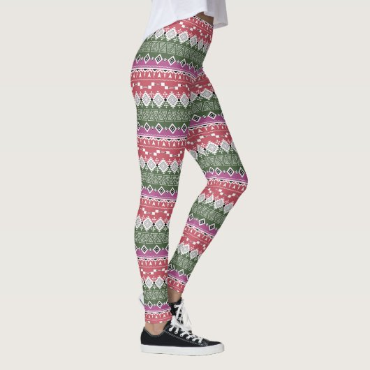 Aztec-patroon, strepen / leggings (Rechts)