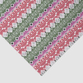 Aztec-patroon, strepen. tissuepapier (Detail)