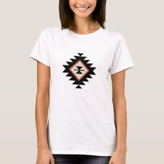 Aztec-patroon T-shirt (Voorkant)