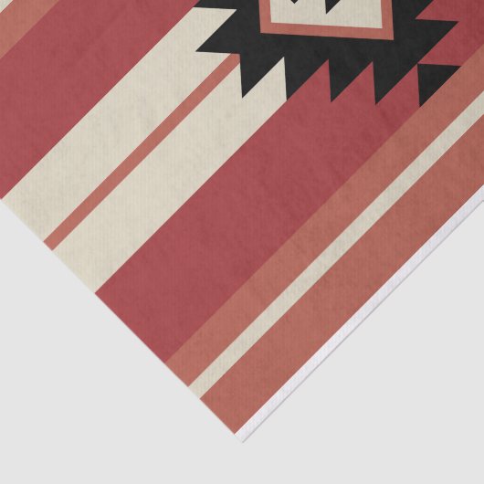 Aztec-patroon Tissuepapier (Detail)