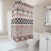 Aztec patroon.  tribale achtergrond douchegordijn