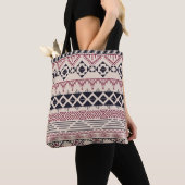 Aztec patroon.  tribale achtergrond tote bag (Dichtbij)
