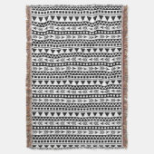 Aztec patroon werpdeken deken (Voorkant Verticaal)
