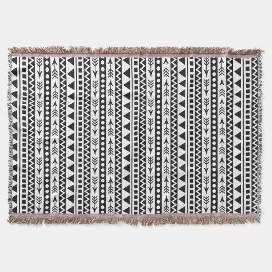 Aztec patroon werpdeken deken (Voorkant)
