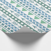 Aztec Patroonpakpapier Cadeaupapier (Hoek)