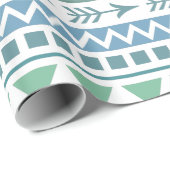 Aztec Patroonpakpapier Cadeaupapier (Rol Hoek)