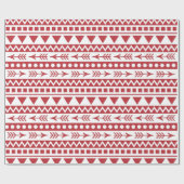 Aztec Patroonpakpapier Cadeaupapier (Vlak)