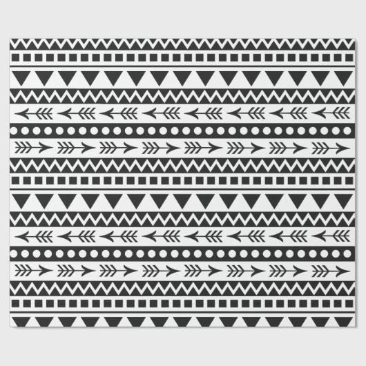 Aztec Patroonpakpapier Cadeaupapier (Vlak)