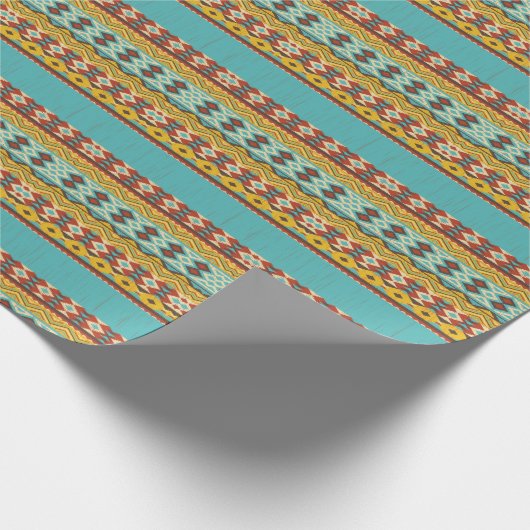 Aztec Patroonpapier Cadeaupapier (Hoek)