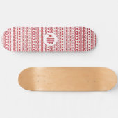 Aztec Pattern aangepaste monogram skateboards (Horizontaal)