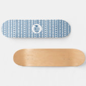 Aztec Pattern aangepaste monogram skateboards (Horizontaal)