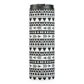 Aztec Pattern aangepaste monogram tumbler Thermosbeker (Achterkant)
