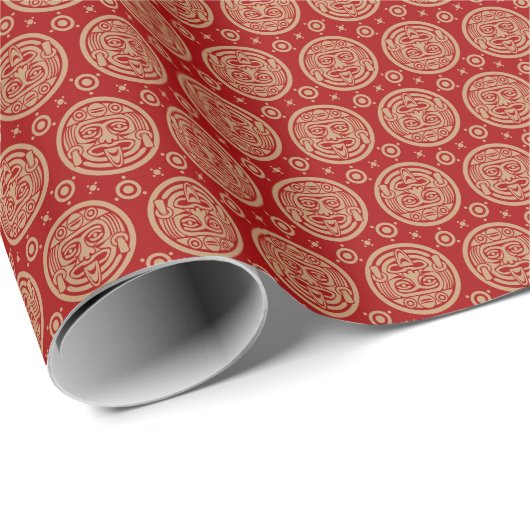 Aztec Pattern Cadeaupapier (Rol Hoek)