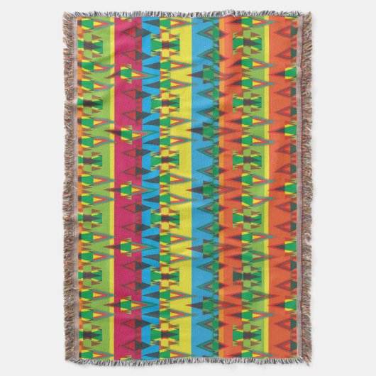 Aztec Pattern Deken (Voorkant Verticaal)