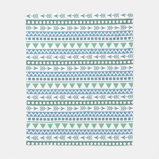 Aztec Pattern-deken Fleece Deken (Voorkant)