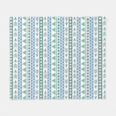 Aztec Pattern-deken Fleece Deken (Voorkant (Horizontaal))