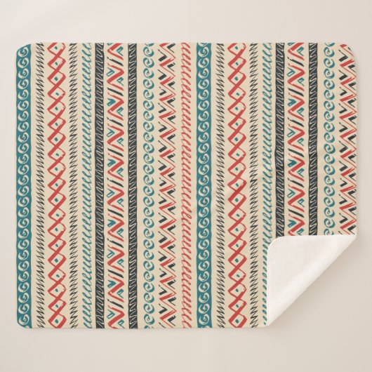 Aztec Pattern dekens (Voorkant (horizontaal))