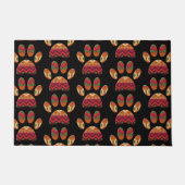 Aztec Pattern Dog Paw Deurmat (Voorkant)