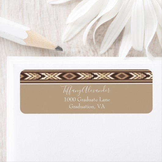 Aztec Pattern Etiket (Insitu)