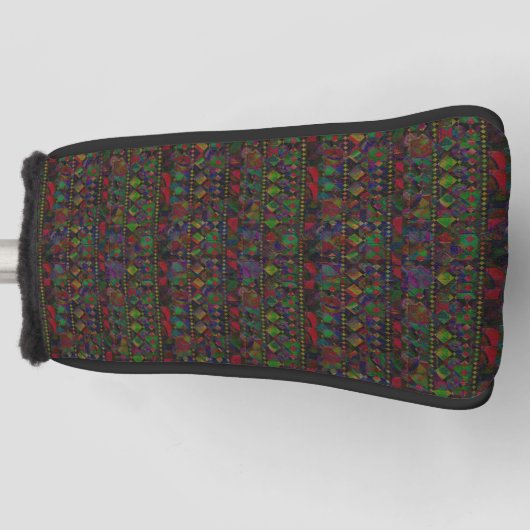 Aztec Pattern Golf Head Hoesje Golfheadcover (Voorkant)